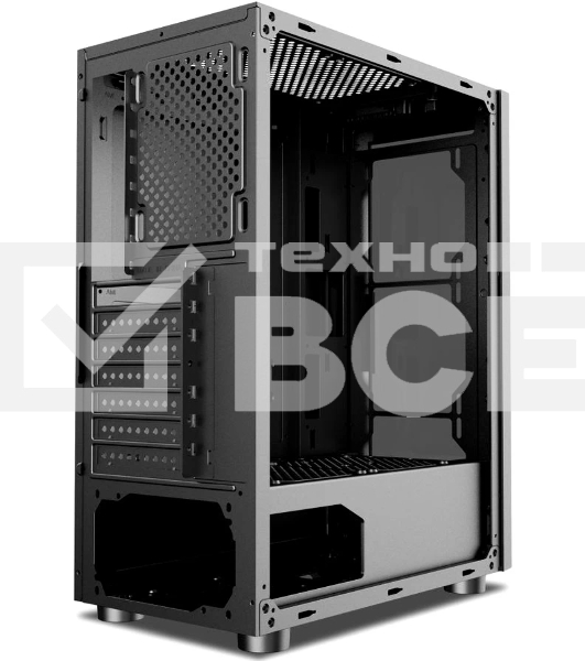 Компьютерный корпус Aerocool/Formula CL-3301B TG черный без БП ATX 1x120мм 2xUSB 2.0 1xUSB 3.0 audio bott PSU
