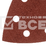 Треугольник абразивный Denzel на ворc. подложке под 