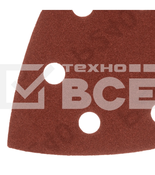 Треугольник абразивный Denzel на ворc. подложке под 