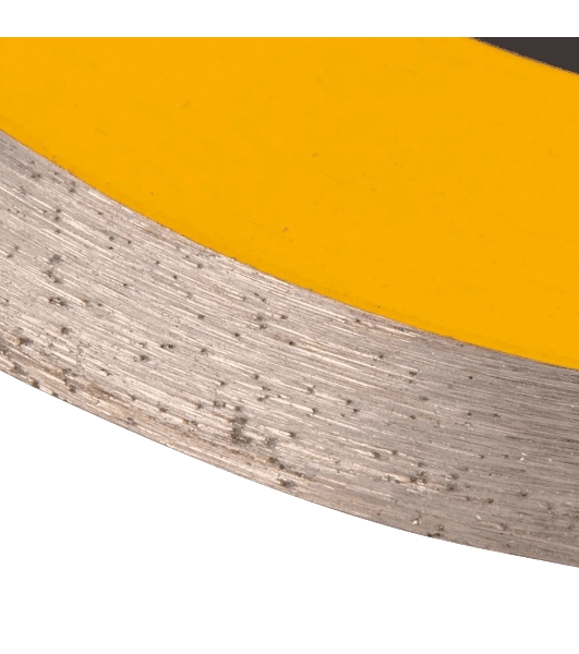 Диск алмазный отрезной Denzel 125 х 22,2 мм, сплошной, супертонкий, горячий пресс, мокрое резание