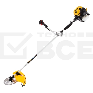 Триммер Denzel DT 43 бензиновый 43см3 2.5 лс. неразъемная штанга состоит из 2 частей