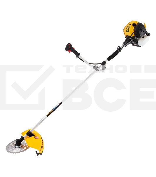 Триммер Denzel DT 43 бензиновый 43см3 2.5 лс. неразъемная штанга состоит из 2 частей