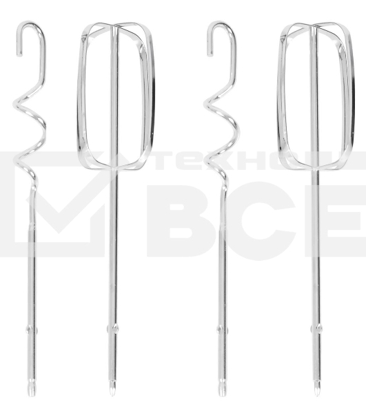 Миксер ручной Hyundai HYM-H5691 600 Вт, серебристый