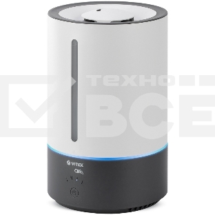 Увлажнитель воздуха Vitek VT-2346(MC) Мощность 24вт Емкость резервуара для воды 5 л. площадь	до 30 м