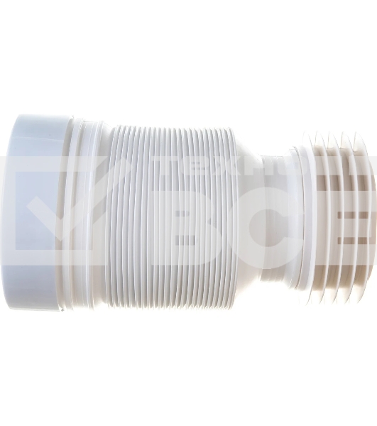 Труба для унитаза гофрированная L 250-460 мм D110 мм