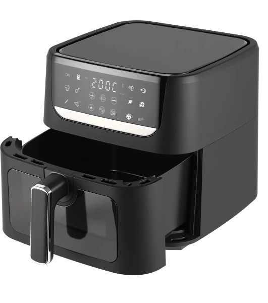 Аэрогриль TopDevice TDA601 черный, 1500 Вт, 6 л, сенсор, 12 программ