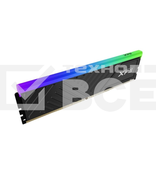 Оперативная память XPG Spectrix D35G RGB, DDR4, 16GB (1x16GB), 3200MHz, CL16, с радиатором, черный, RGB