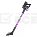 Пылесос вертикальный BQ VCA0201H фиолетовый, питание от аккумулятора, 250 Вт, уборка сухая, пылесборник 0.6 л, работа от АКБ max 40 мин, фото4