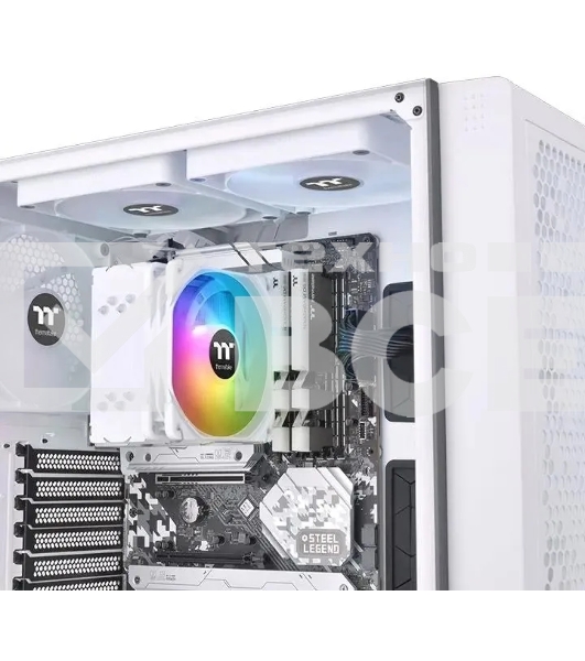 Устройство охлаждения(кулер) Thermaltake UX200 SE ARGB Soc-AM5/AM4/1151/1200/1700 белый 4-pin 25dB Al+Cu 170W Ret (CL-P116-AL12SW-A)