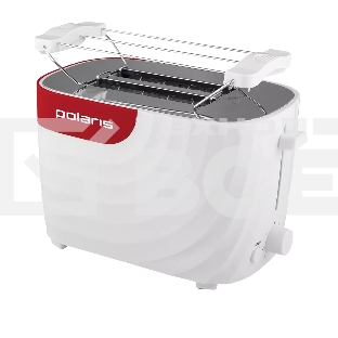 Тостер Polaris PET0720 белый-красный 700Вт