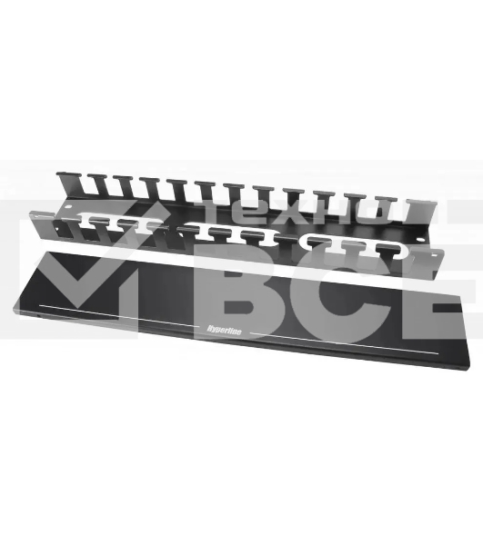 Кабельный органайзер Hyperline CM-2U-MLF-COV 2U шир.:19