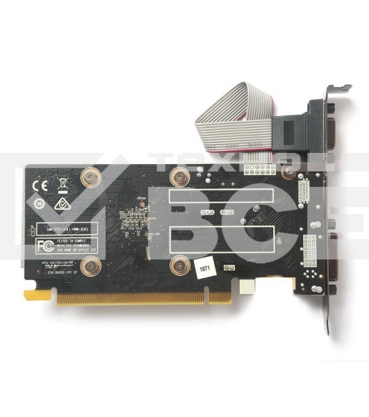 Видеокарта Zotac GT710 2GB DDR3 64-bit 954/1600 HDCP DVI HDMI VGA Lite Pack