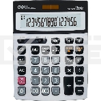 Калькулятор бухгалтерский Deli E39265 серый 16-разр., фото 1