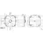 Настенная коробка Dahua для корпусов серий HDW2 Junction Box PFA121, фото15