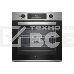 Встраиваемый духовой шкаф электрический Beko BBIS12300XDE серый