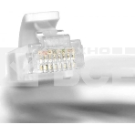 Патч-корд GCR UTP кат.5е, RJ45, перекрестный ethernet 1.5m литой, серый, фото3