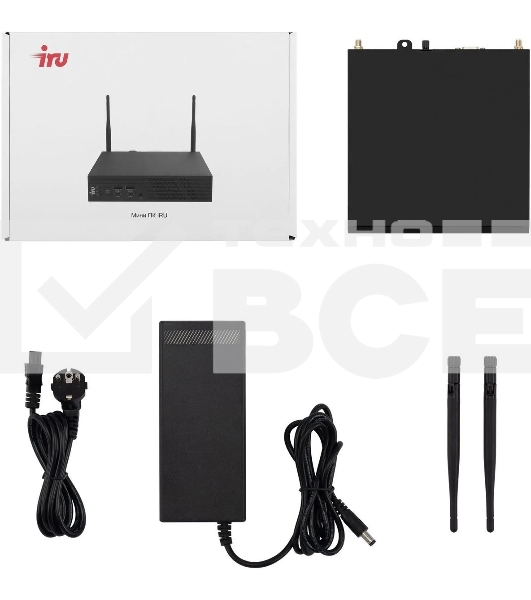 Неттоп IRU 310H6ITF i3 12100 (3.3) 8Gb SSD256Gb UHDG 730 noOS GbitEth BT черный (2031369)