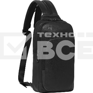 Рюкзак слинг мужской Piquadro Cronus CA6686S134/N кожа черный