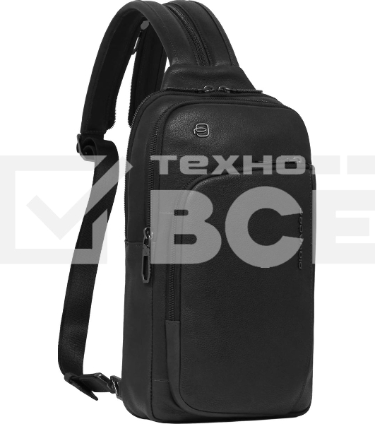 Рюкзак слинг мужской Piquadro Cronus CA6686S134/N кожа черный