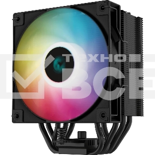 Кулер для процессора DEEPCOOL AG500 черный, 120 мм, алюминий/медь, 1850 об/мин, 29.4 дБ, 4 pin, 240 Вт, 155 мм