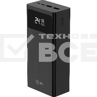 Портативный аккумулятор Cactus CS-PBFSKA-30000 30000mAh 22.5W 4.5A USB-A/USB-C черный