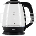 Чайник электрический Starwind SKS3036 1.7л. 2200Вт черный корпус: стекло, фото2