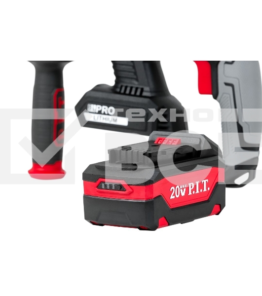 Перфоратор P.I.T. PBH20H-22B/1 патрон:SDS-plus уд.:1.8Дж аккум. (кейс в комплекте)