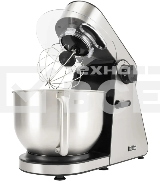 Кухонная машина Rondell RDE-1405 планетар.вращ. 1800Вт серебристый