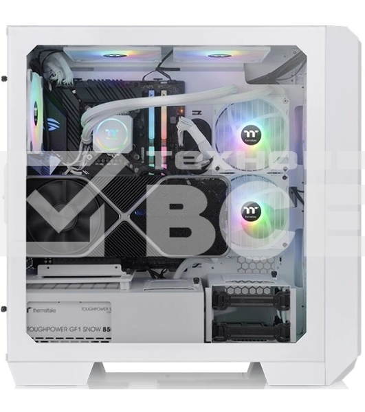 Компьютерный корпус Thermaltake View 300 MX белый без БП ATX 6x120мм 6x140мм 3x200мм 2xUSB 2.0 1xUSB 3.0 audio bott PSU