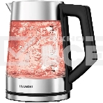 Чайник электрический Hyundai HYK-G4402 1.7л. 2200Вт черный/серебристый корпус: стекло, фото3