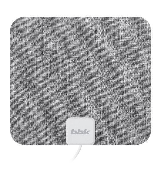 Антенна телевизионная BBK DA26 30дБ активная серый каб.:2м