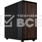 Компьютерный корпус без блока питания Case Fractal Design North XL, Full-Tower, 3x140мм, 2xUSB-A 3.0 + 1xUSB 3.2 Type-C E-ATX, ATX, mATX, mITX Wood panel Charcoal черный, фото 1
