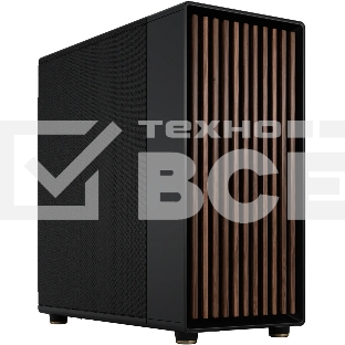 Компьютерный корпус без блока питания Case Fractal Design North XL, Full-Tower, 3x140мм, 2xUSB-A 3.0 + 1xUSB 3.2 Type-C E-ATX, ATX, mATX, mITX Wood panel Charcoal черный