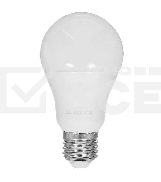 Лампа светодиодная EUROLUX LL-E-A60-15W-230-2,7K-E27