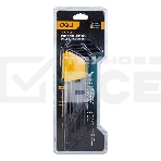 Набор шестигранных ключей с шаром сверхдлинных Deli DL232309H 9 шт Материал CR-V. Спецификация: 1,5,2,2,5,3,4,5,6,8,10мм, пластиковый держатель, фото3