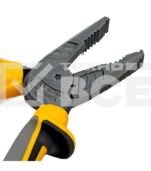 Плоскогубцы комбинированные Denzel 180 мм, трехкомпонентные рукоятки