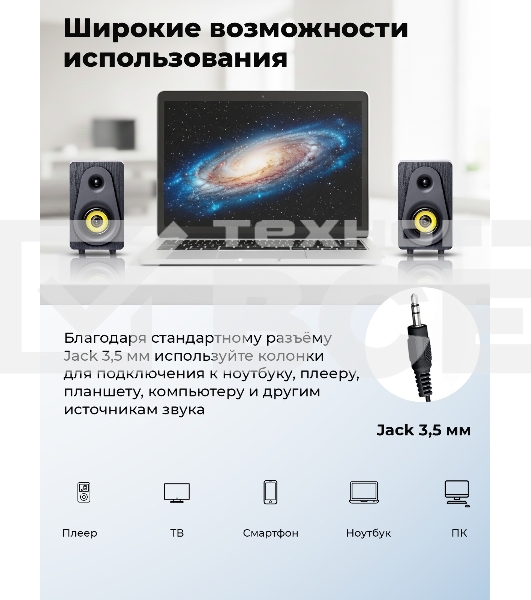 Портативная колонка Ritmix SP-3040W