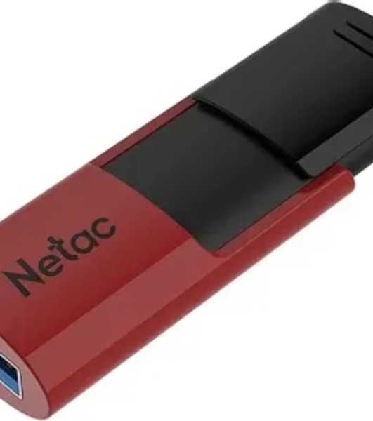 Флешка USB Netac U182 (replaced NT03U182N-016G-30RE), 16Gb, USB 3.2, R/W 70/30, красный/черный