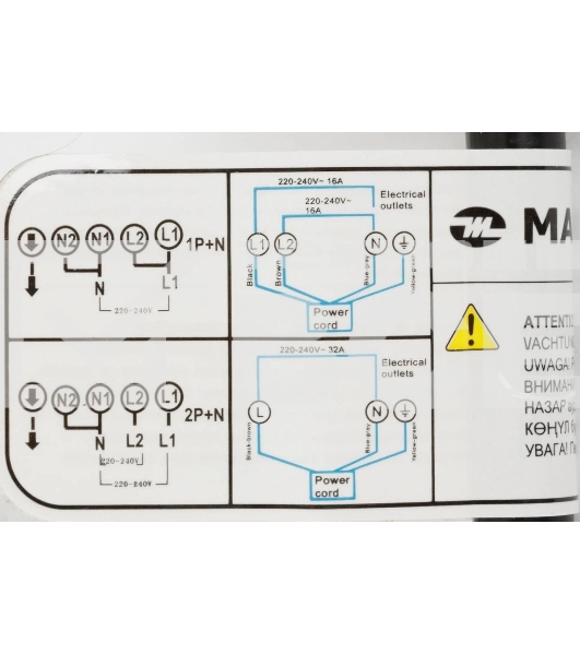 Варочная электрическая панель Maunfeld EVCE.453.D-BK, конфорок: 3 шт., стеклокерамика, независимая, черный