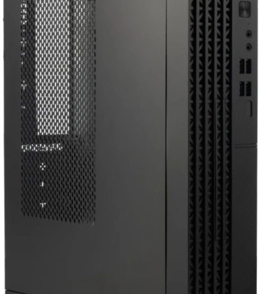 Корпус mATX Eurocase A001 черный, ABS пластик, 2*USB2.0, 2*USB3.0, HD AUDIO