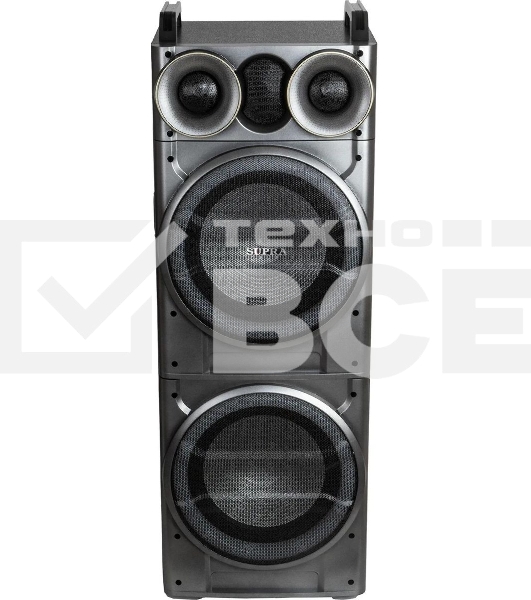 Минисистема SUPRA SMB-2150 черный 1200Вт FM USB BT SD (в комплекте: активн.+пассив.колонки)