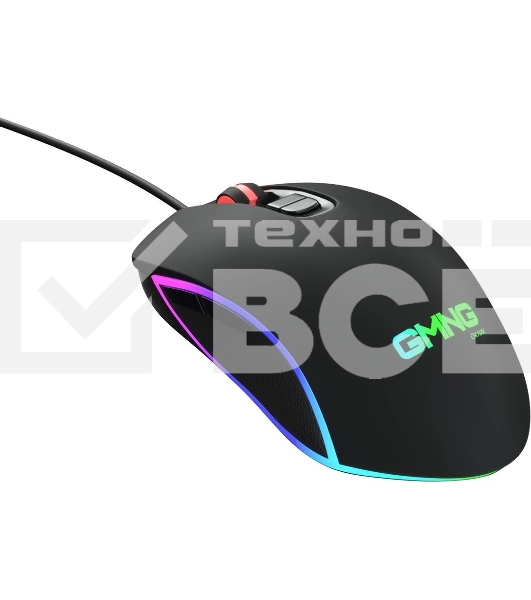 Мышь проводная GMNG 730GM черный, 12000 dpi, USB, кнопки - 7