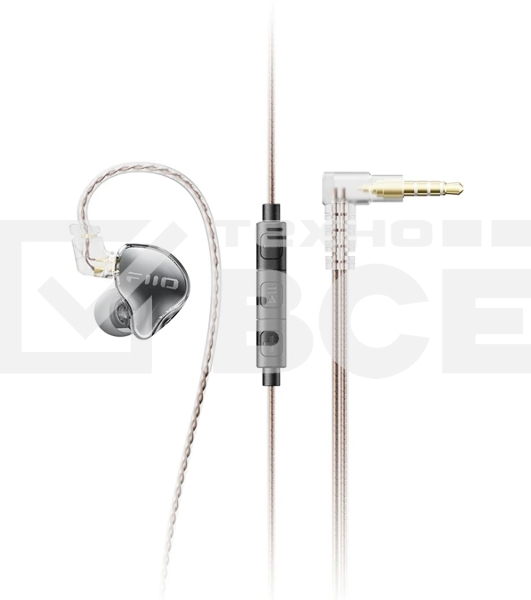 Проводные наушники FiiO JD10 черный, внутриканальные, Jack 3.5 мм