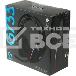 Гарнитура Logitech G733 чёрный, беспроводная, 2.4 ГГц, до 29 ч, LIGHTSYNC RGB, фото4
