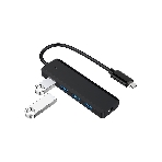 USB-концентратор Gembird UHB-C424, USB Type-C, USB 4 порта, USB Type-C, фото3