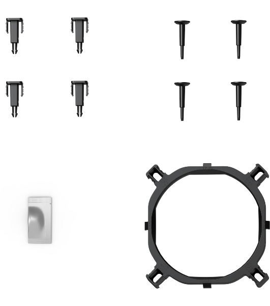 Кулер для процессора CPU Cooler Ocypus Beta A10 BK (75W, 3-pin, 67mm, Al, 1x124mm, 40CFM, 29.5dBA, 2000RPM, S: 1851/1700/115X/1200, AM5/AM4, black)