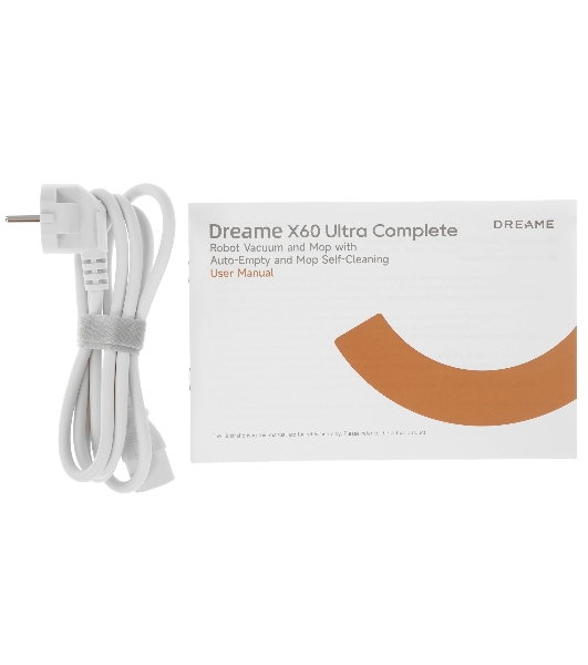 Робот-пылесос Dreame X60 Ultra Complete белый, 6400 мAч Li-Ion, уборка влажная/сухая, пылесборник контейнер 0.23 л