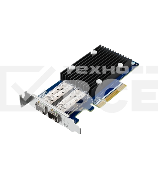 Сетевая карта QNAP Expansion Card QXG-10G2SF-X710 PCIe Gen3 x8 2x10GbE(SFP+)