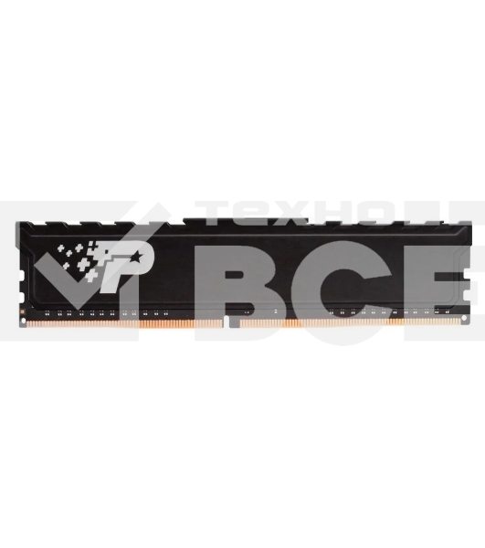 Оперативная память Patriot, DDR4, 16GB (1x16GB), 2400 MHz, CL17, с радиатором, черный