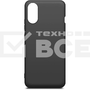Чехол (клип-кейс) BORASCO Silicone Case для ZTE Blade A31 Plus черный (матовый)